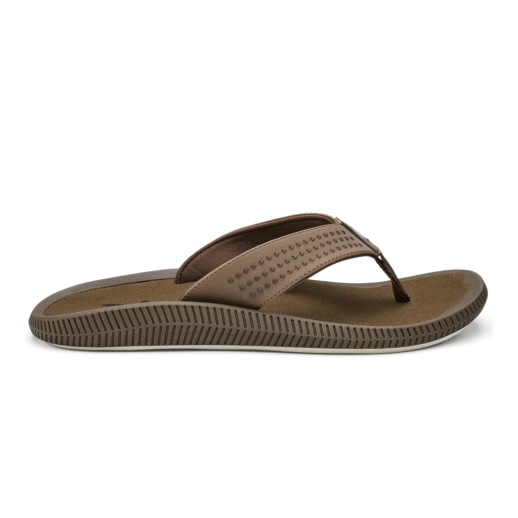 OluKai Men's Ulele Flip Flop - Mustang/Mustang 10435-1313