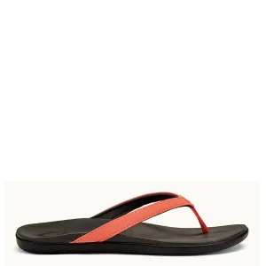 Olukai Women's Ho'Opio Sandal - Coral/Dark Shadow 20294-496C