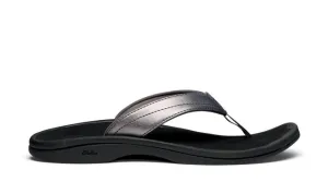 Olukai Women's 'Ohana Sandal - Pewter/Black 20110-7340