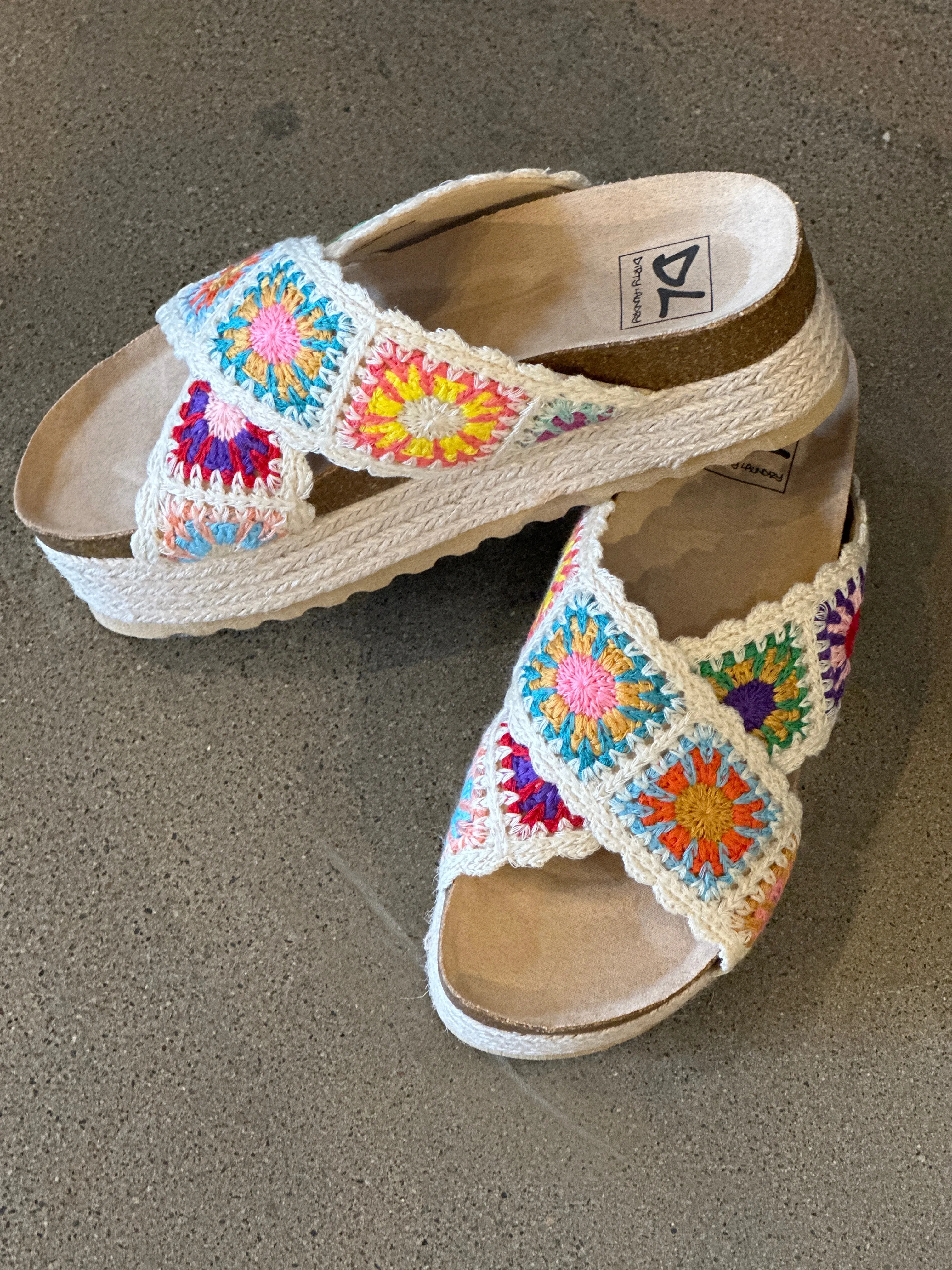 Plays Platform Crochet Sandals