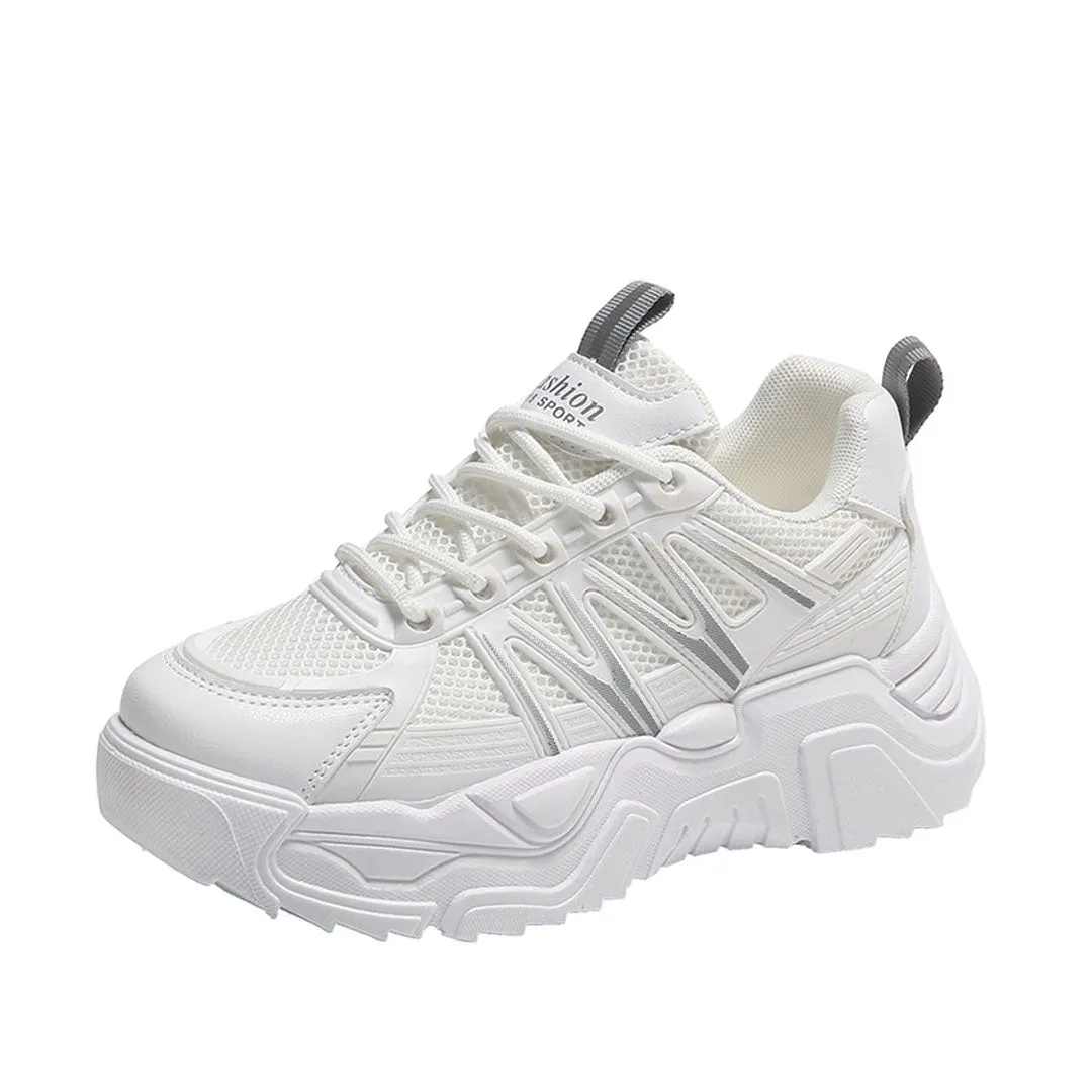 Premium Lightweight sport sneaker - WHITE