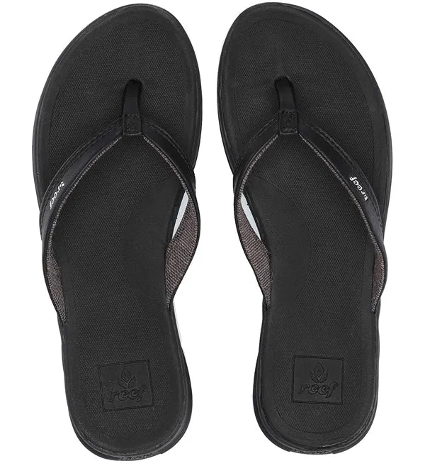 Reef Womens Rover Catch Flip Flops  - Black