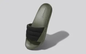 Squooshy Slides for Men : Olive-Black