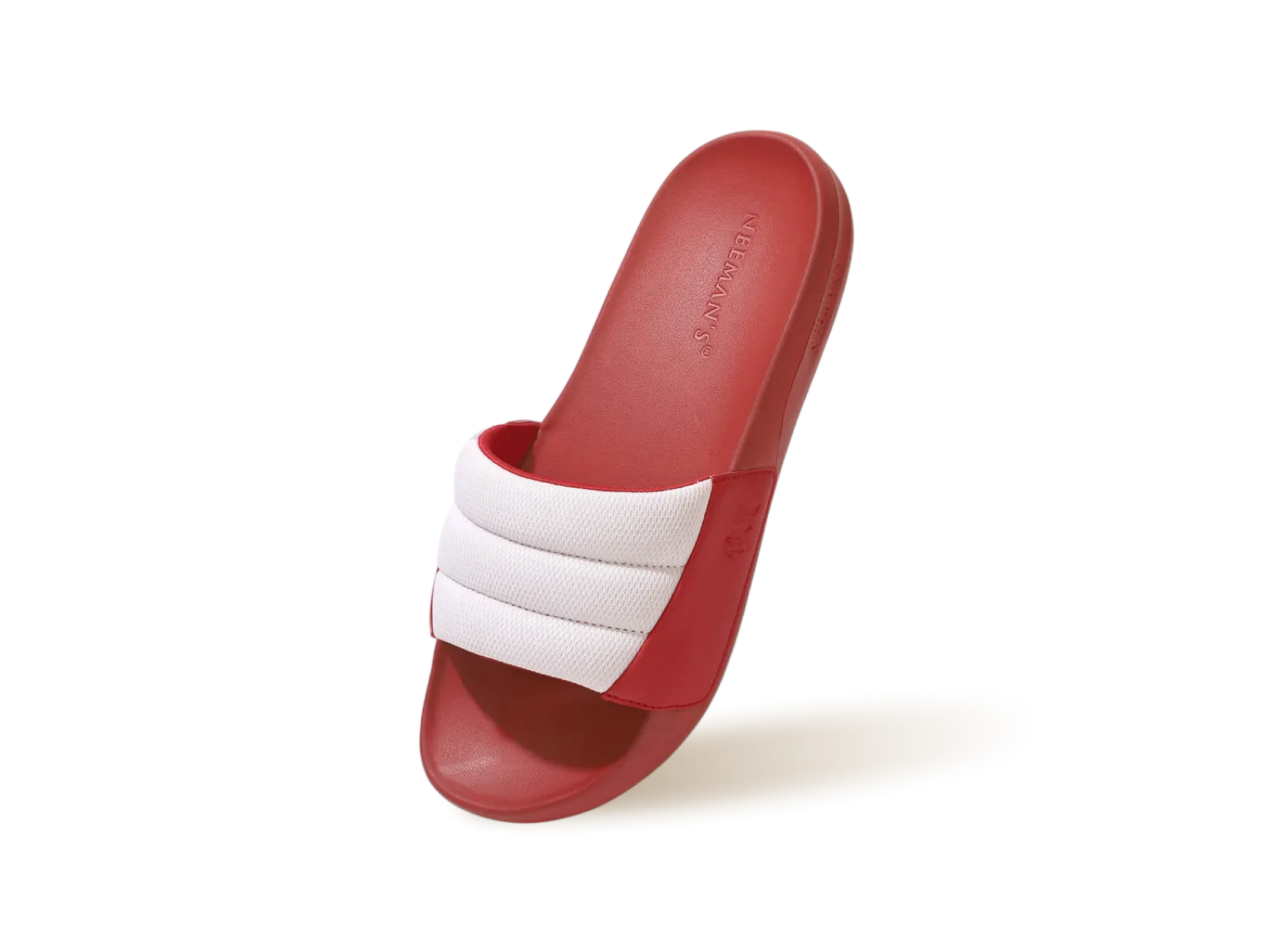 Squooshy Slides for Women : Red-White