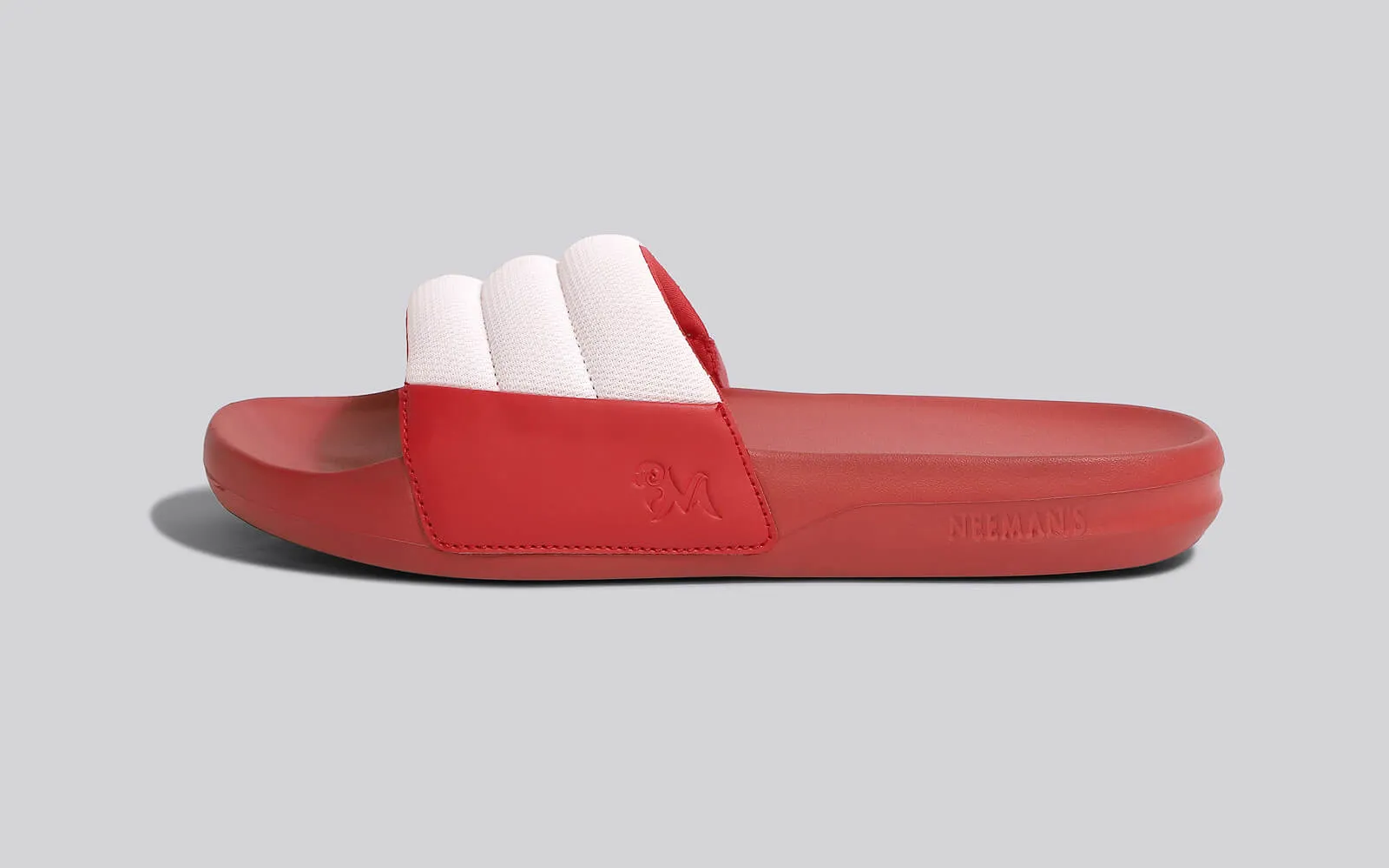 Squooshy Slides for Women : Red-White