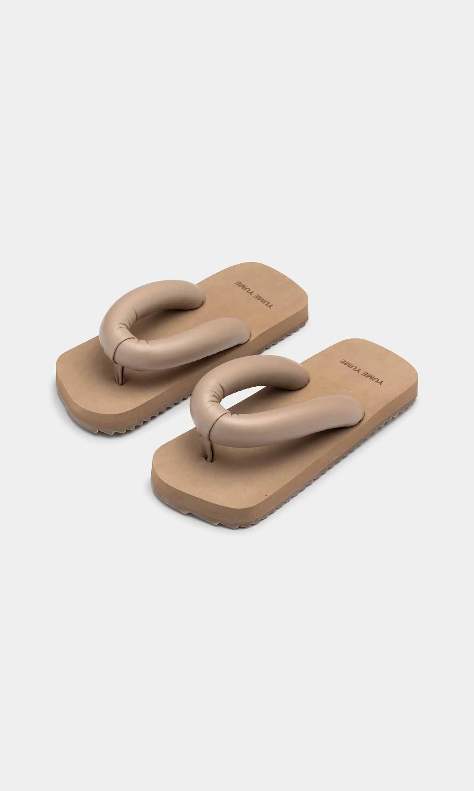 Suki Dark Beige Flip Flops