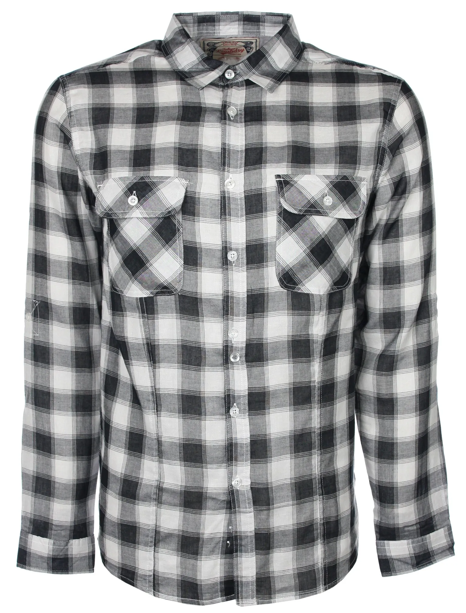 Tokyo Laundry Inspire Checkered Long Sleeved Shirt