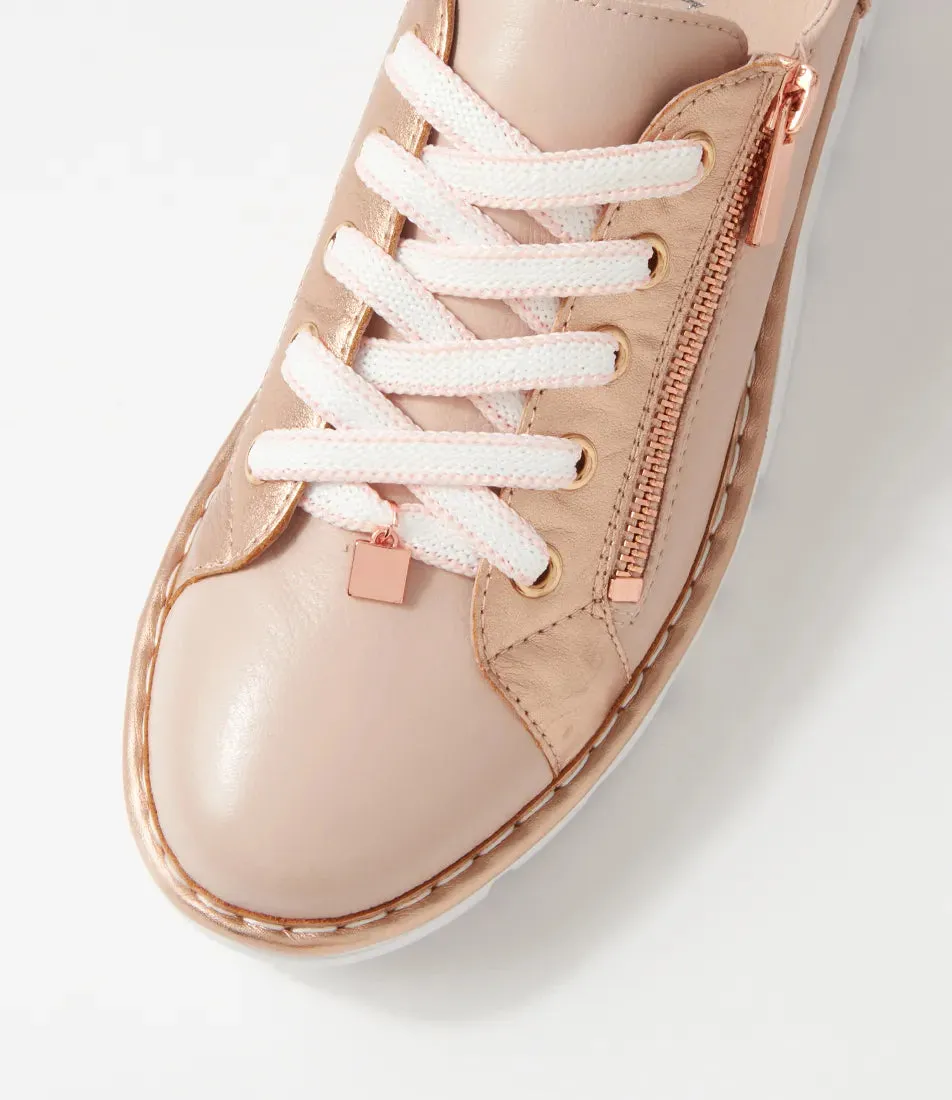 Top End 'Elos Sneaker' - Dusty Pink/Gold