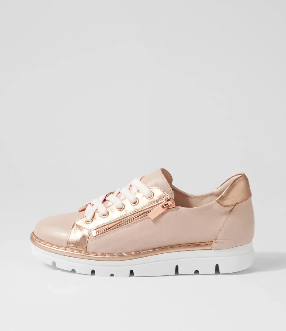 Top End 'Elos Sneaker' - Dusty Pink/Gold