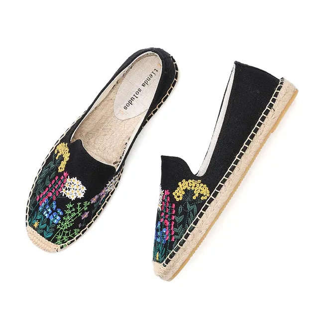 USS Shoes Riani Women's Embroidered Espadrilles