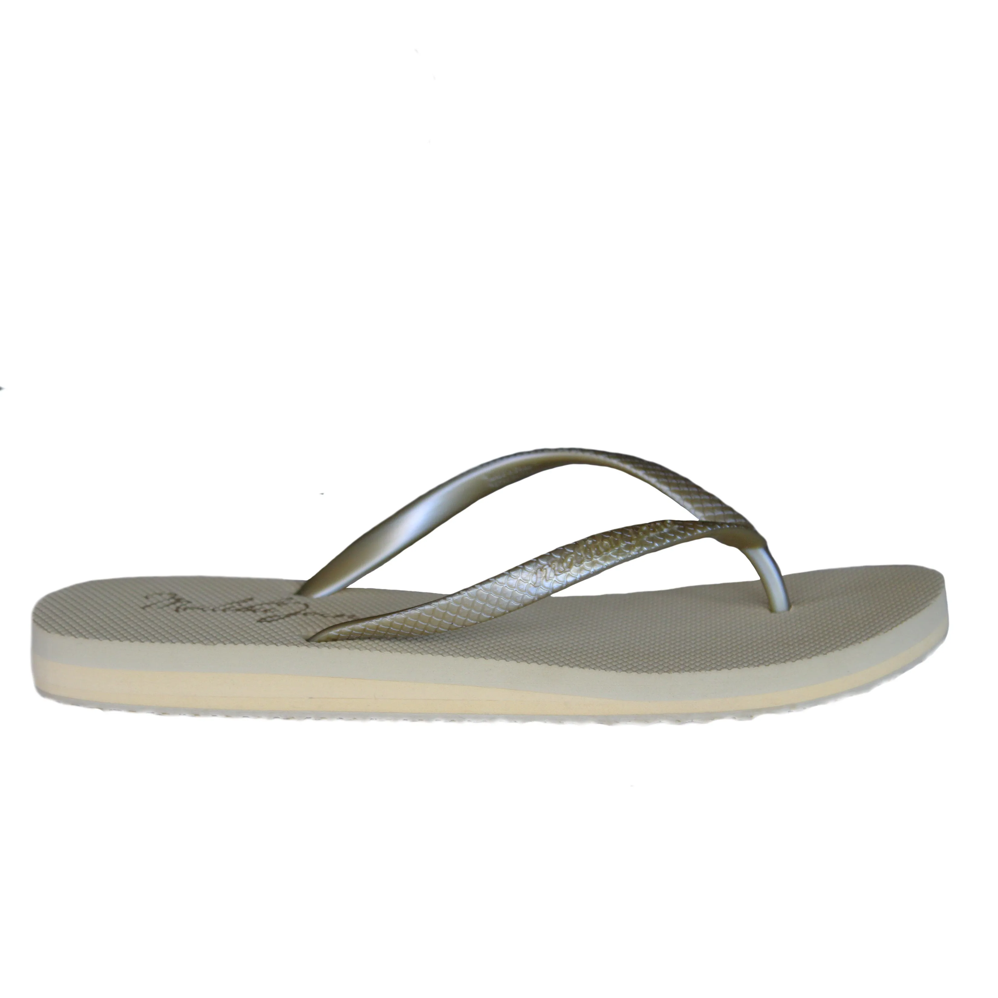 VENTURA FLIP FLOP NUDE GOLD