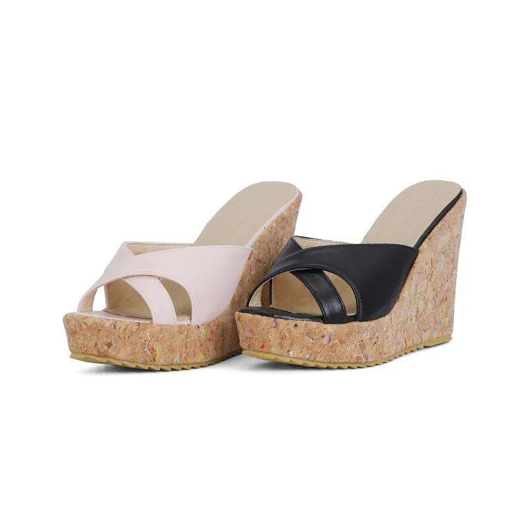 Women's Platform Wedges Slipper Sandals