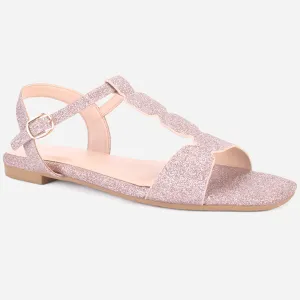 Womens "BENNU" Shimmery Summer Sandals