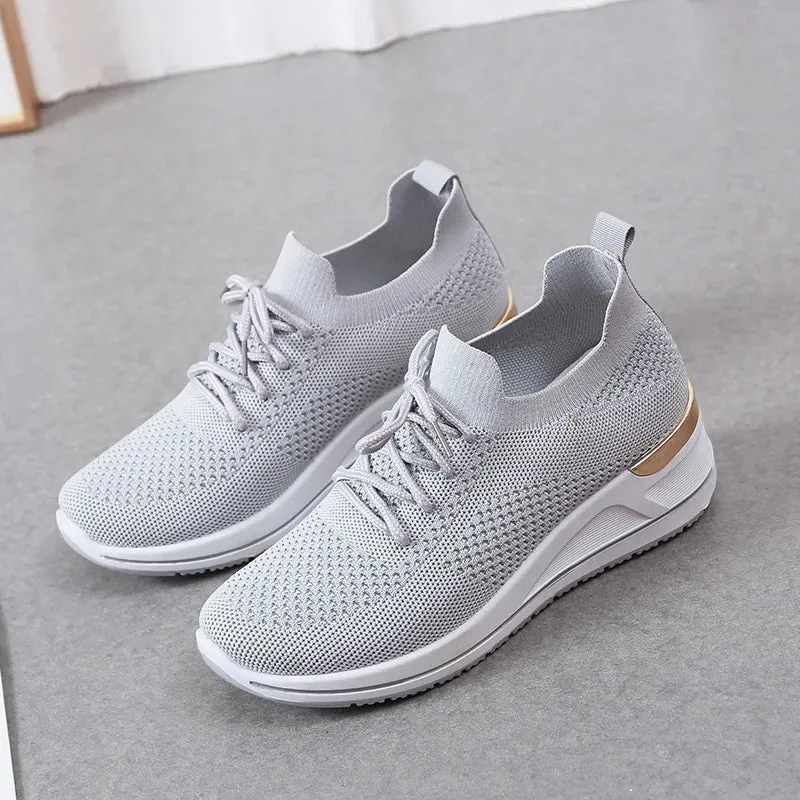 Women's Summer Hidden Heel Wedges Casual Sneaker