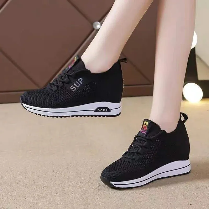 Women's Summer Hidden Heel Wedges Casual Sneaker