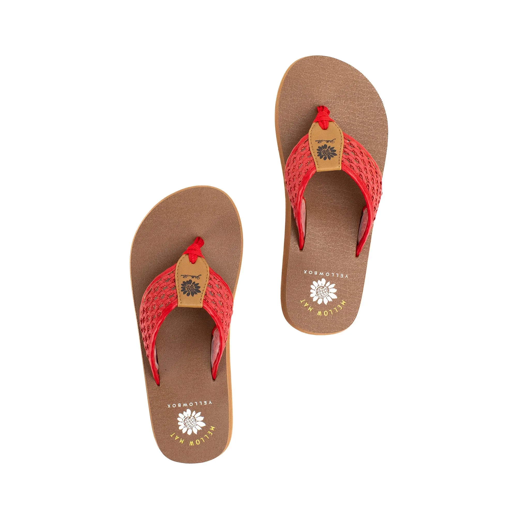 Yellow Box Women's Nana Flip Flop - Red 56608