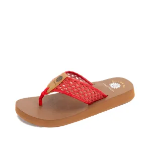 Yellow Box Women's Nana Flip Flop - Red 56608