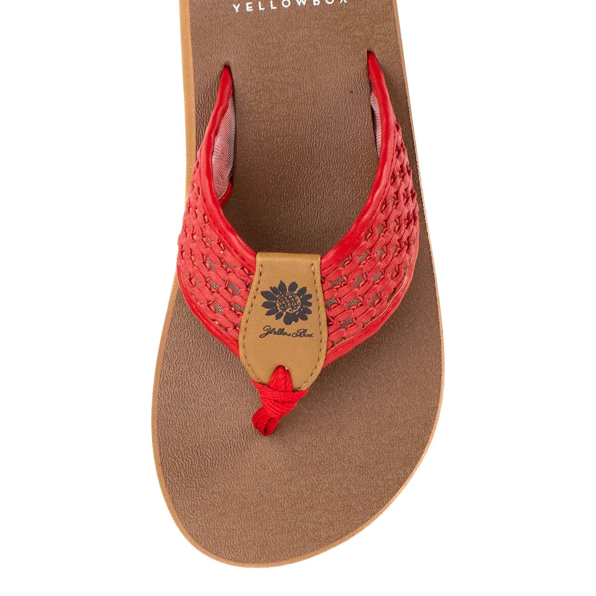 Yellow Box Women's Nana Flip Flop - Red 56608